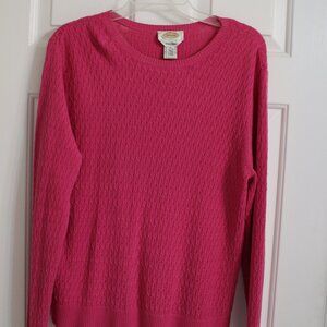 Talbots XL Long sleeve sweater; Pink